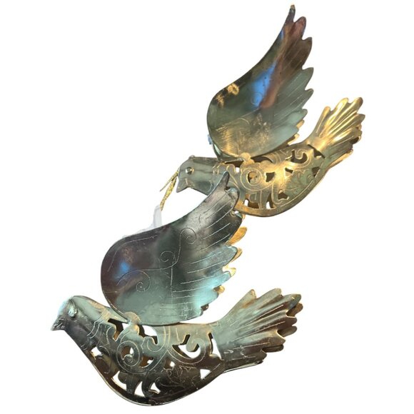 Ornament Dove Gold tone - Regal Art set of 2  NWT - Picture 6 of 6